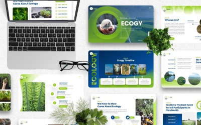 Ecogy - Экология и окружающая среда Шаблон Powerpoint