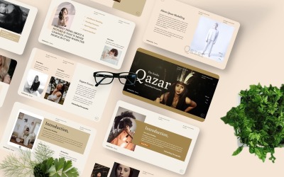 Qazar — modelowanie szablonu Powerpoint