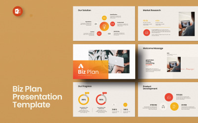 Biz Plan PowerPoint-Präsentationsvorlage