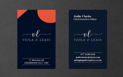 Minimal Visiting Card Template - Business Card Template