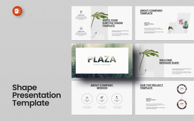 Шаблон презентації Plaza PowerPoint