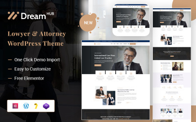 DreamHub - avukat ve Hukuk Bürosu WordPress Teması