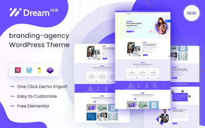 DreamHub - Brandingbureau WordPress-thema