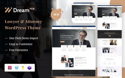 DreamHub - lawyer &amp;amp; Law Firm WordPress Theme