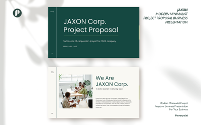 Jaxon – Modern Minimalist Project Proposal Business Presentation