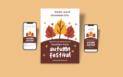 Autumn Festival Bundle Template 2
