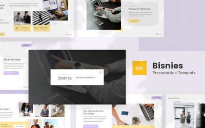 Bisnies — бізнес-шаблон Google Slides
