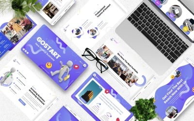 Gostart - Plantilla de Powerpoint de inicio