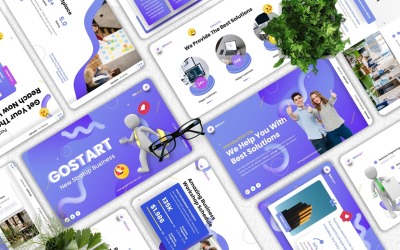 Gostart - Startup Googleslide Template