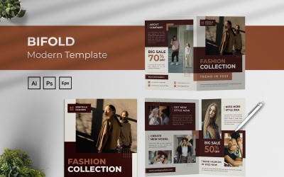 Модна колекція Bifold Brochure