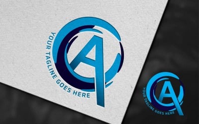 Professionelles Firmen-A-Letter-Logo-Design – Markenidentität