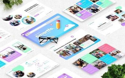 Smartfo - Образовательный творческий шаблон Powerpoint