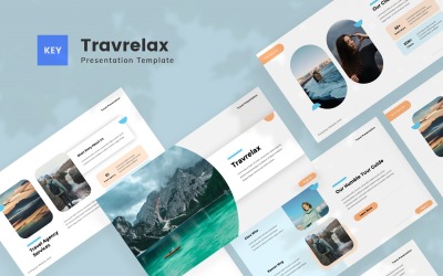 Travrelax — Travel Keynote sablon
