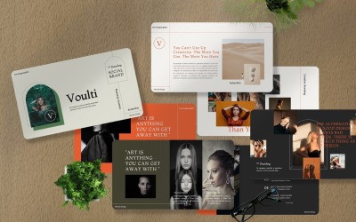 Voulti – Márka közösségi média Keynote sablon