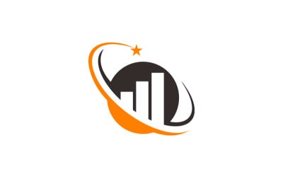业务提升徽标模板解决方案