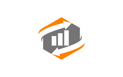 业务优化徽标模板解决方案