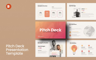 Pitch Deck PowerPoint bemutatósablon V1