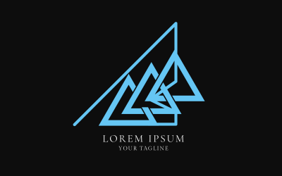 Vzdělávání architektury logo navrhuje vektor šablony