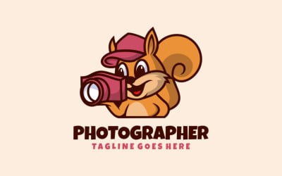 Fotograf Mascot Cartoon Logo