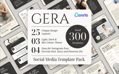 Gera - Canva-sjablonen voor sociale media