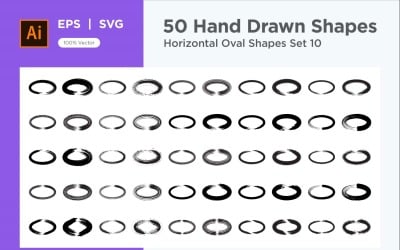 Horizontale ovale vorm 50_Set V 10