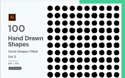 Circle Shape Filled 100_Set V 5