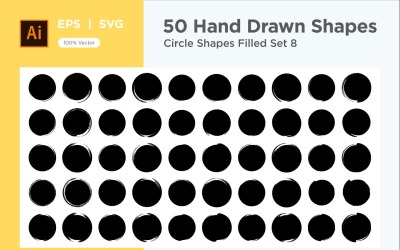 Circle Shape Filled 50_Set V 8