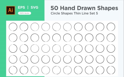Cirkelform tunn linje 50_Set V 5