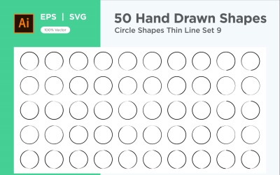 Cirkelform tunn linje 50_Set V 9