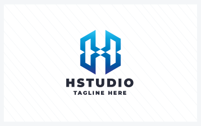 HStudio Letter H Pro-logotypmall