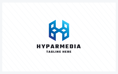 Hypar Media Letter H Pro Logo Template