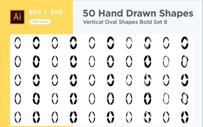 Vertikale ovale Form Fett 50_Set V 8
