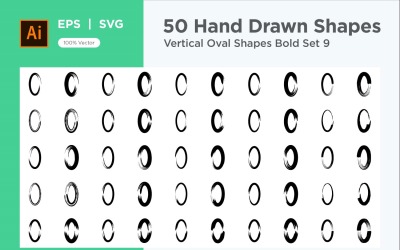 Forma ovalada vertical Bold 50_Set V 9
