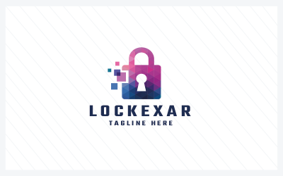 Lockexar Pro-logo sjabloon