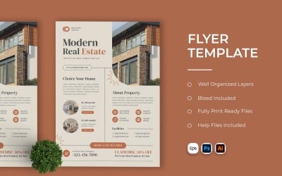 Modern Real Estated Flyer Template