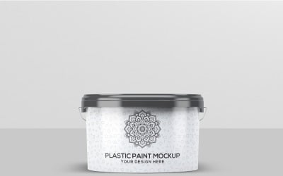Boya Kovası - Plastik Boya Kovası Maketi