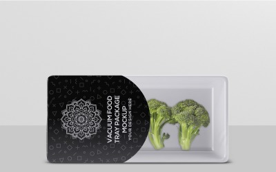 Taca na żywność - makieta plastikowej tacy na żywność