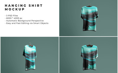 Hanging Shirt Mockup Template