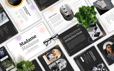 Madame - Modello di Google Slide creativo dell&amp;#39;agenzia