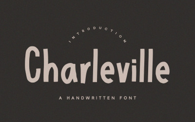 Charleville - handskrivet teckensnitt