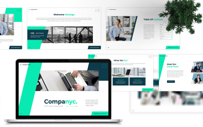 Companyc - Pitch Deck Google Slides Template