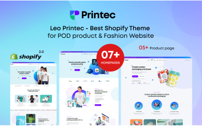 Leo Printec - Pod Product &amp;amp; Fashion Shopify Theme
