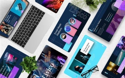 Livico - Plantilla creativa musical para Keynote