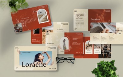 Loraene — modelowanie szablonu Powerpoint