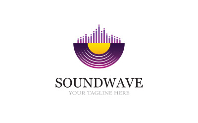 Sound Wave-logo voor alle muziek