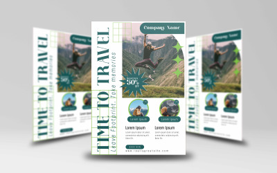 Time To Travel Flyer Template 5