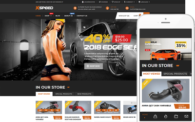 Xspeed - Tema WooCommerce per ricambi auto e accessori per auto