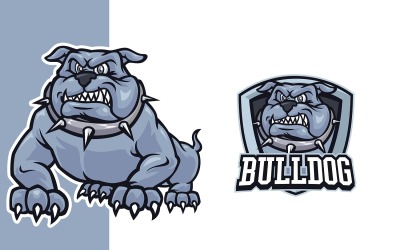 Bulldog Mascot Logo Template