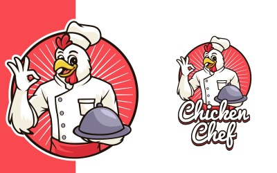 Chicken ChefMascot Logo Template