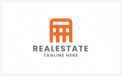 Homes and Real Estate Pro-Logo-Vorlage